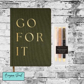 GO FOR IT Journal and Pen Bundle